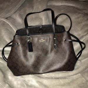 Coach signature logo purse